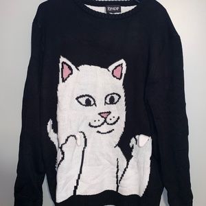 Ripndip lord nermal flippy knitty sweater